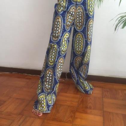 Niger Blue Etnic African Cotton Dashiki Designer..
