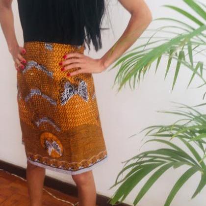 Nancy Skirt Personalized Orange Abo..