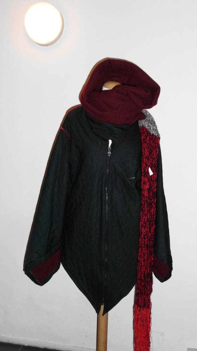 Padded Hooded Linned Winter Warm Jacket Autumn New Luxury Fashion Black Loose Coat Women