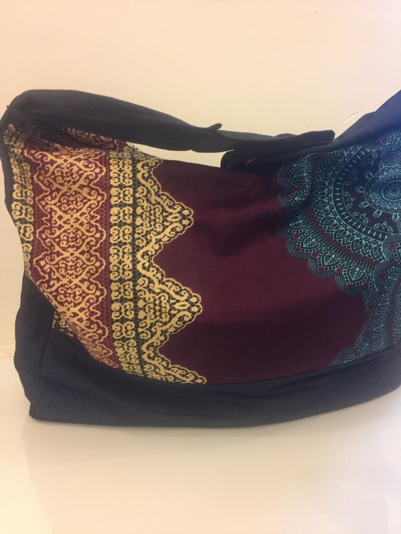 7/ Big Handmade Linned Pockets Lightweight Dashiki Bag Worldwide