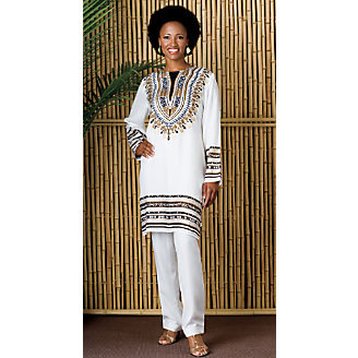Berbérati - Gorgeous costumisable dashiki african trousers and blouse