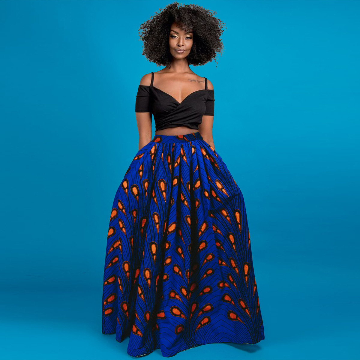 Sudan - Gorgeous Costumisable Dashiki African Maxi Skirt