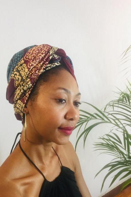 Nigeria African Turban Headwrap Scarf Hat Dashiki Designer Worldwide Shipping
